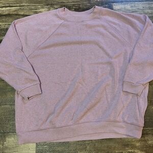 American Eagle Outfitters Men's Light Purple Crewneck Sweater